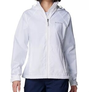 Columbia Women's Switchback IV Hooded Packable Jacket Size Small White